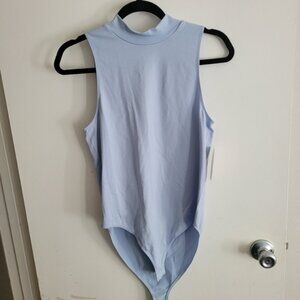 🎉A New day Light Blue Sleeveless Bodysuit SZ L